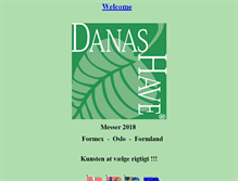 Tablet Screenshot of danas-have.dk